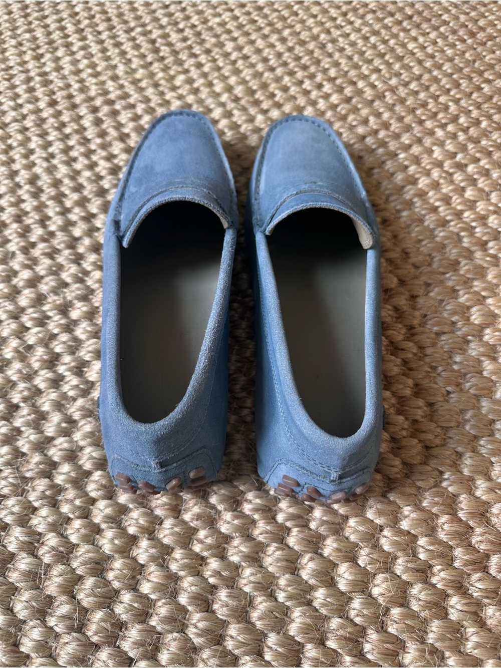 MEN’S LACOSTE BLUE SUEDE SHOES (SZ 10) - Picture 2 of 3